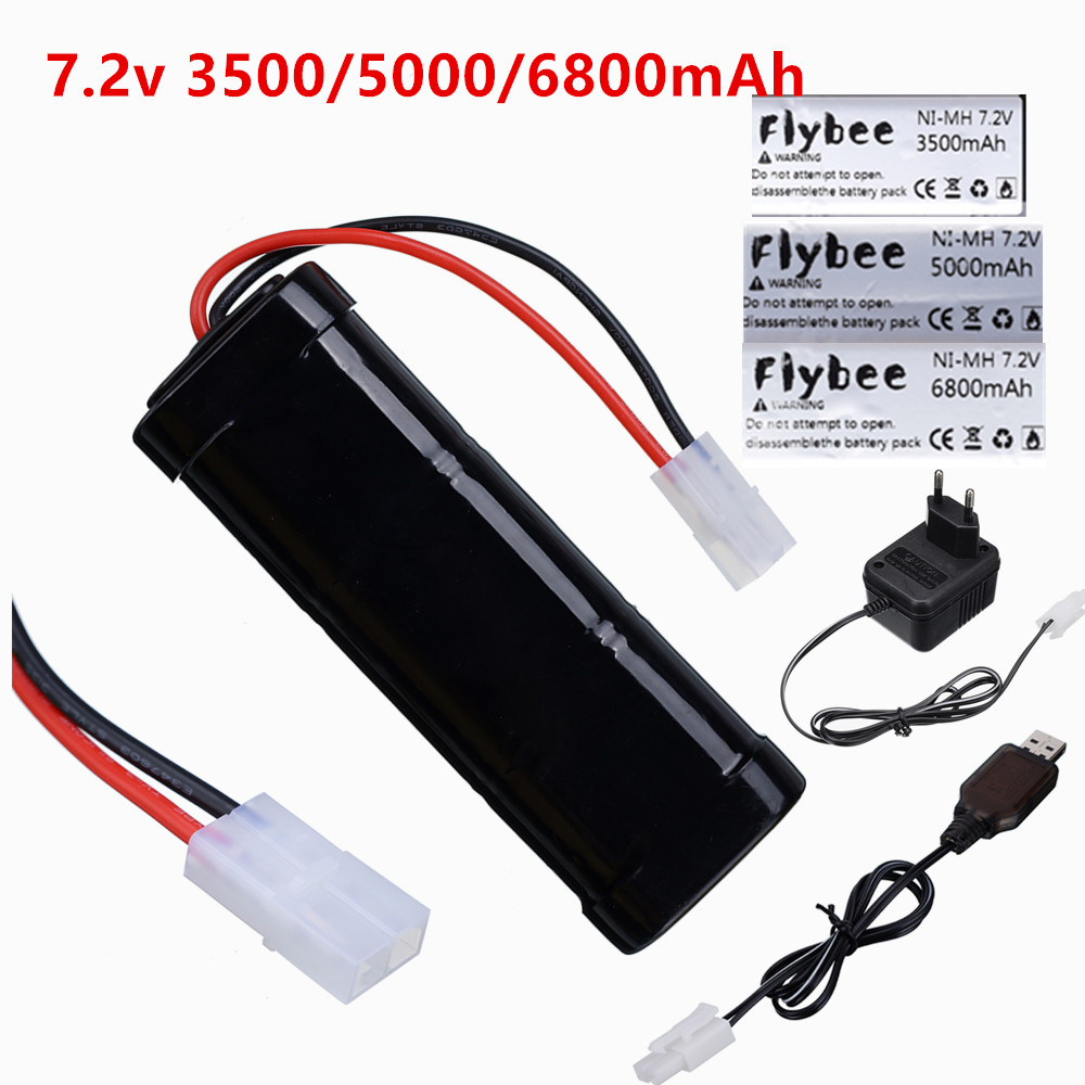 Rc Hobby Boat - New 7.2V Battery 5000/6800mAh NiMH battery