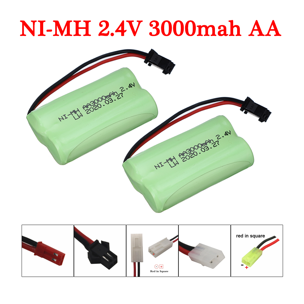 Rc Hobby Boat - 2.4V 3000mah NIMH AA Battery pack
