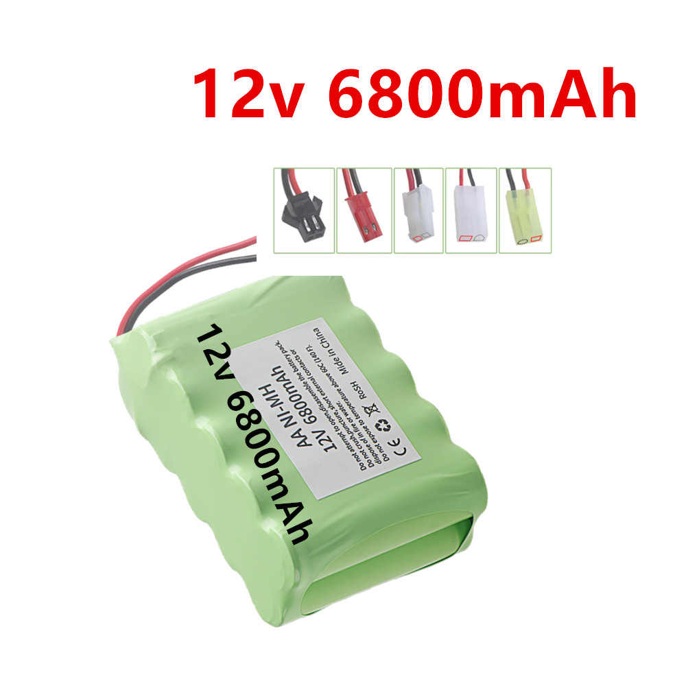 Rc Hobby Boat - 12v 6800mAh NI-MH Rechargeable Battery With
