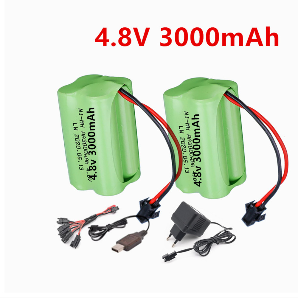 Rc Hobby Boat - 4.8v 3000mAh Rechargeable Battery and Charger