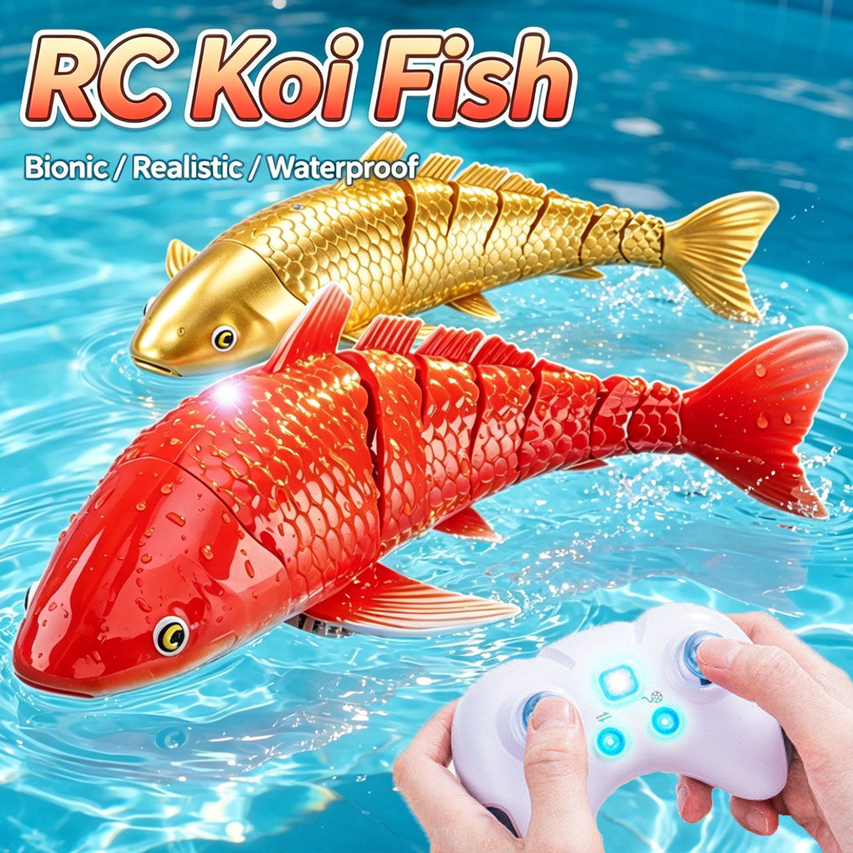Smart Rc Fish Bionic Koi Fish  - Rc Submarine Water recension och pris