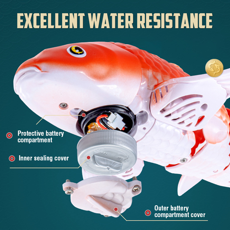 Smart Rc Fish Bionic Koi Fish  - Rc Submarine Water recension och pris