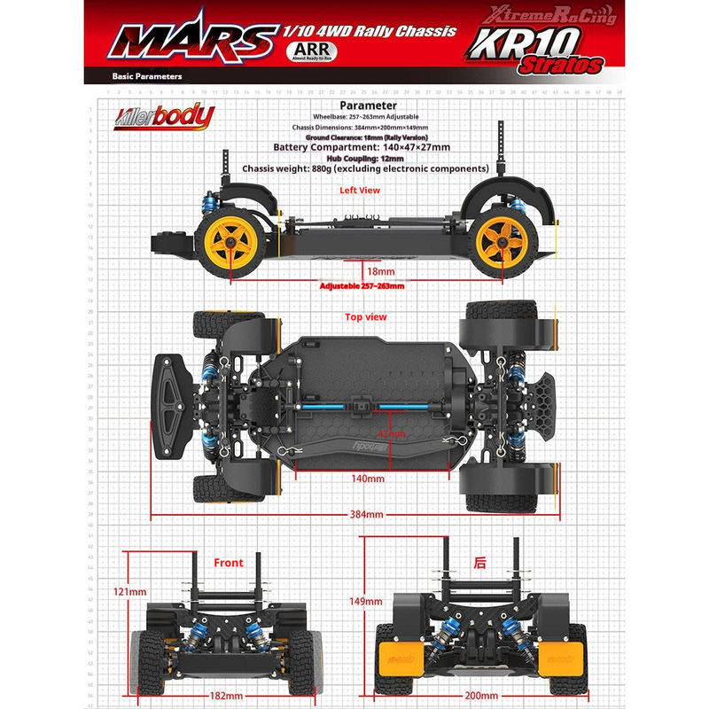 Killerbody Rc Rally Car Kr10 1 - Rc Hobby Off Road recension och pris