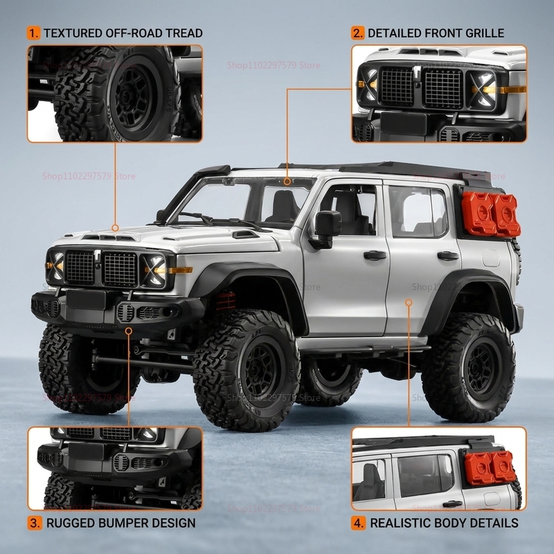 MN300 1:12 Full Scale 4WD RC R - Rc Hobby Off Road recension och pris