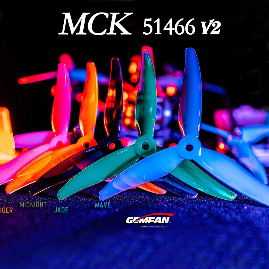 24pcs/12 pairs Gemfan 51466 V2 - Rc Hobby Warehouse recension och pris