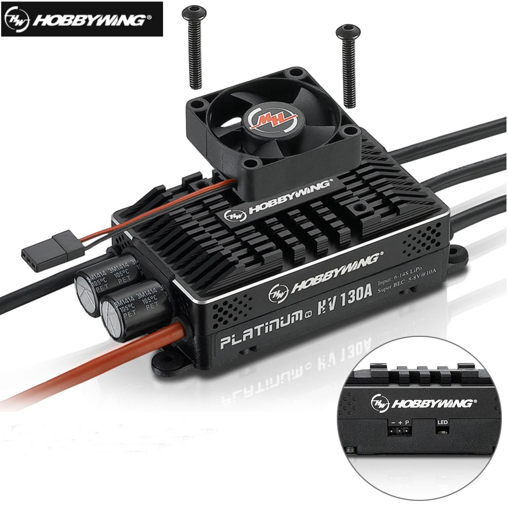 Hobbywing Platinum HV 130A SBE - Rc Hobby Wing recension och pris