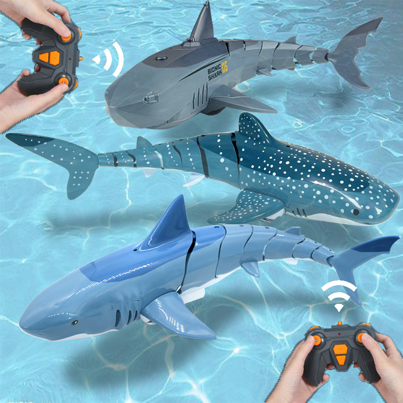 Smart Rc Shark Whale Spray Wat - Rc Submarine Water recension och pris