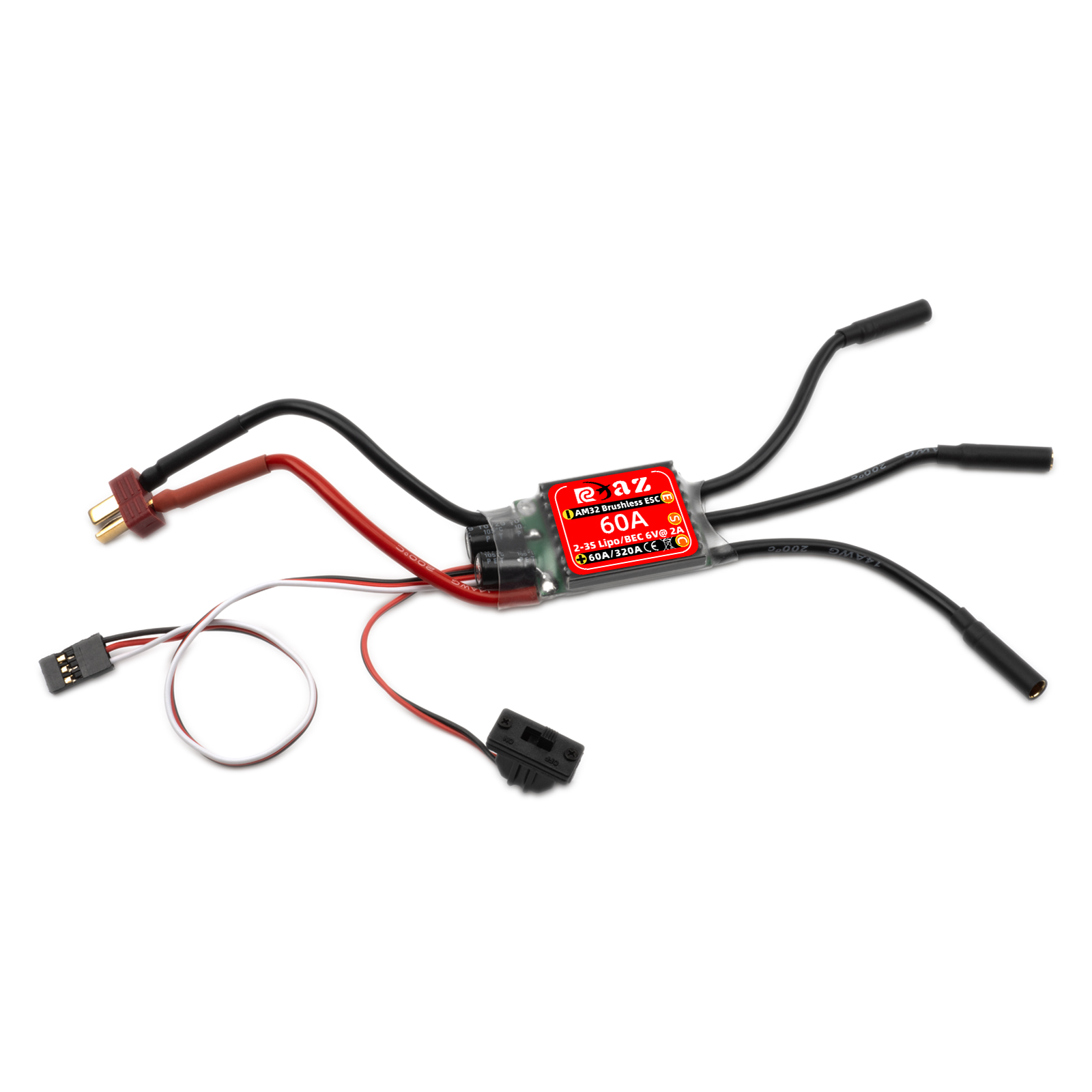 RCXAZ AM32 60A Brushless ESC E - Rc Submarine Water recension och pris