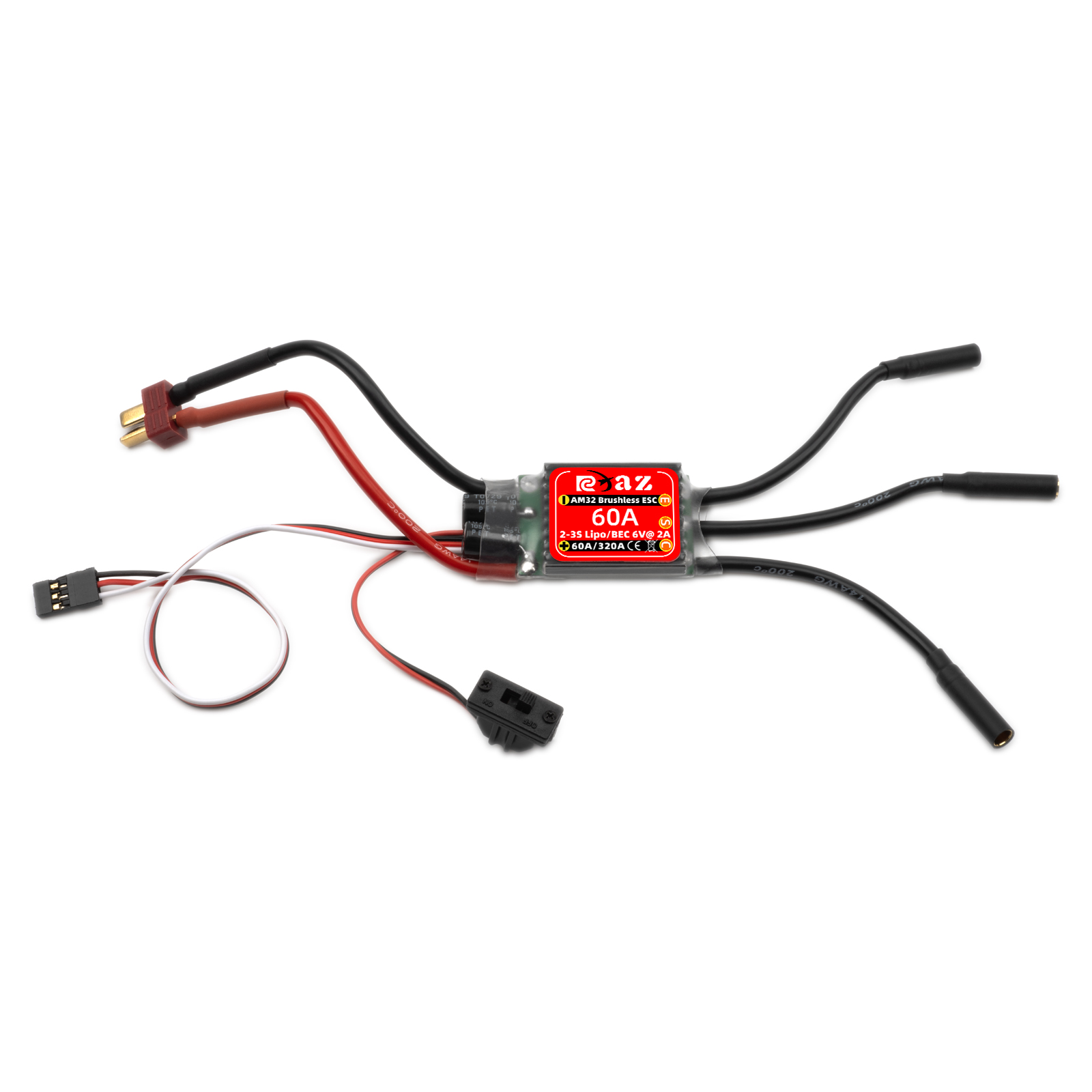 RCXAZ AM32 60A Brushless ESC E - Rc Submarine Water recension och pris