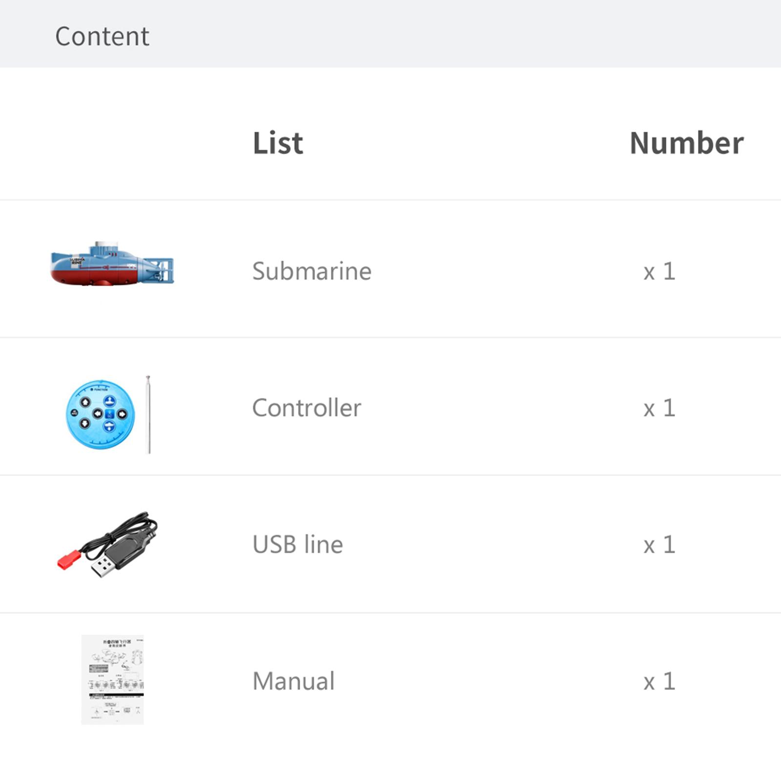Underwater Mini RC Submarine S - Rc Submarine Water recension och pris